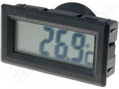 Термометър  MOD-TEMP102A Панелен измервателен уред; 25x52mm; -50?70°C; LCD цифра 13mm
